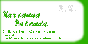 marianna molenda business card